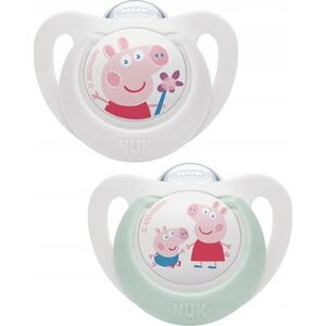 NUK NUK Schnuller Peppa Pig Star 0-6 M. 2 Stück