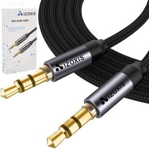 Kabel Izoxis Jack 3.5mm - Jack 3.5mm Brak danych czarny (00018931)