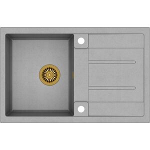 Zlewozmywak Quadron MORGAN 111 GraniteQ złoty / szary metalik