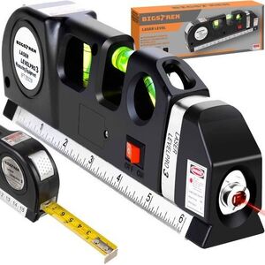 Hurt-net Poziomica laserowa z miarką 250cm Bigstren 21747