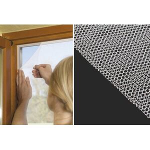 Iso Trade Moskitiera okienna na okno 150x130cm taśma rzep 5m uniwersalny