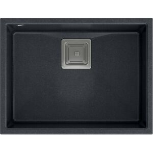 Zlewozmywak Quadron DAVID 50 GraniteQ black diamond/elementy złote