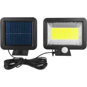 Naświetlacz LTC Lampa LTC COB, 10 W, panel solarny, czujnik ruchu i zmierzchu, akumulator 1800 mAh.