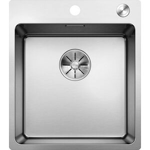 Zlewozmywak Blanco Andano 400-IF/A stal polerowana z korkiem InFino PushControl (525244)