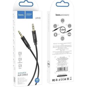 Kabel Hoco HOCO kabel AUX Jack 3,5 mm do Jack 3,5 mm UPA19 1 m czarny