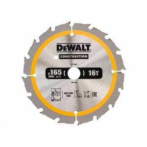Dewalt Piła tarczowa 165x20mmx16z - DT1948-QZ