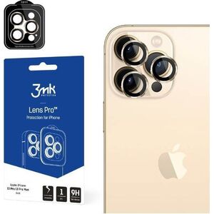 3MK Szkło hybrydowe na obiektyw aparatu 3MK Lens Protection Pro Apple iPhone 13 Pro/13 Pro Max złoty/gold