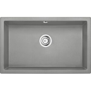 Zlewozmywak Deante KOMORA PODBLAT CORDA SZARY METALIK GRAN 800X500X210 3,5"+SPACE SAVER