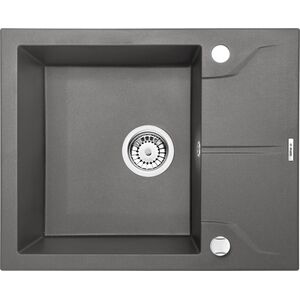 Zlewozmywak Deante ZLEW.ANDANTE ANTRACYT METALIK GRANIT 1K Z/KO 590x490x194+SPACE SAVER