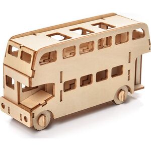 Little-Story Little Story Drewniane Puzzle Model 3D - Autobus