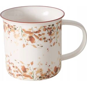 Kubek z porcelany, ręcznie malowany, BERNADA, 320 ml