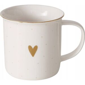 Kubek porcelanowy, ręcznie malowany, DILARA, 370 ml