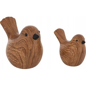 Ceramiczne ptaki dekoracyjne, 2 szt.