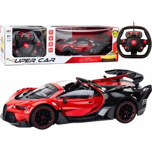 LeanToys Samochód Sportowy Zdalnie Sterowany RC 1:12 Otwierane Drzwi Czerwony