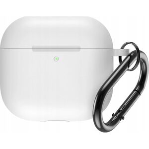 Silicone Airpods Case with hook - AirPods 4 white