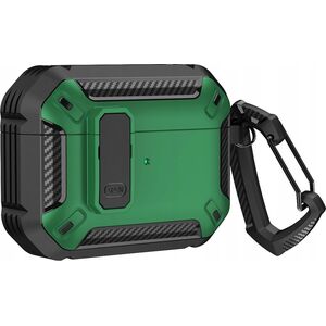 Armour Airpods Case with hook - AirPods 4 green