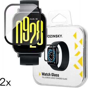 Szkło hartowane Wozinsky Full Glue do Xiaomi Redmi Watch 4 (2 szt.)