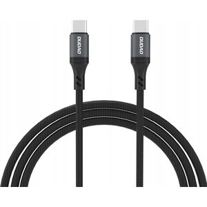 Kabel Dudao L3CC USB-C - USB-C 60W 2m w oplocie - czarny
