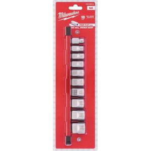 Milwaukee MILWAUKEE ZESTAW NASADEK 10 szt. 3/8" IMPERIALNE