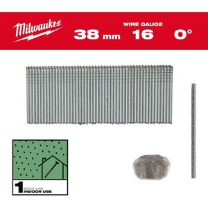 Milwaukee MILWAUKEE SZTYFTY 16G/38mm/0° DO M18 FN16GS /2500szt.