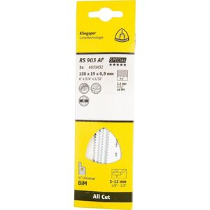 Klingspor KLINGSPOR RECIMER SAW LADE 150x19x0,9mm RS 903 AF /5 τεμ. 14046378 4014855939923