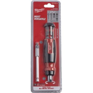 Milwaukee MILWAUKEE UNIVERSAL RATCHET SCREWDRIVER 27in1...