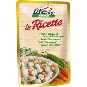 Life Pet Care LIFE DOG sasz.95g CHICKEN + PRIMAVERA LE RICETTE /30