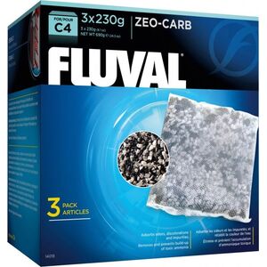 Fluval Wkład węglowy Zeo-Carb do filtra C4, 3x230g