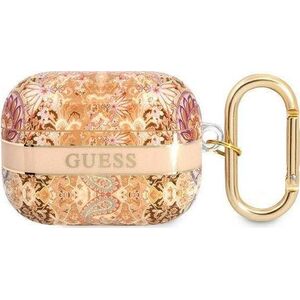 Guess Etui ochronne Paisley Strap Collection do AirPods Pro złote