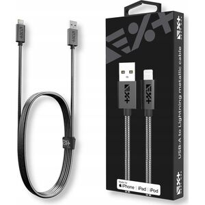 Kabel USB NEXT ONE NEXT ONE Kabel Metallic USB-A / Lightning MFi 1 m space gray