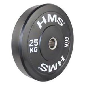 HMS Talerz Olimpijski BBR25 Bumper 25 kg czarny (17-61-019)
