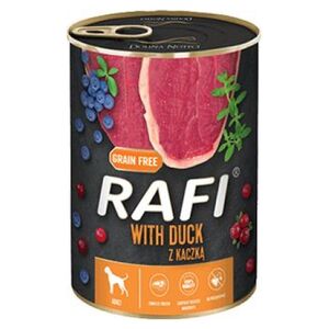 Rafi RAFI PIES pusz.400g KACZKA, BORÓWKA, ŻURAWINA