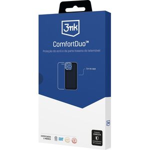 3MK ComfortDuo Matt Sam A16 szkło         hartowane + etui czarny/black, zestaw 2w1