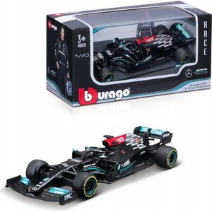 Bburago 1:43 RACE F1 - MERCEDES-AMG F1 W12 E Performance (2021) - Assorteret