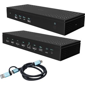i-tec CA5MONITORDOCKPD stacja dokująca Przewodowa USB 3.2 Gen 1 (3.1 Gen 1) Type-C Czarny