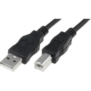 Kabel USB Digitus USB-A - USB-B 3 m Czarny (AK-300105-030-S)