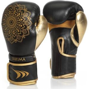 YakimaSport Rękawice kobiece MANDALA BLACK/GOLD 12 oz