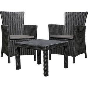 Allibert Meble ogrodowe ROSARIO BALCONY SET - grafitowy