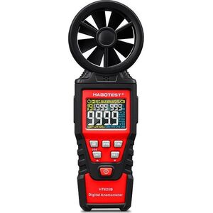 Habotest Cyfrowy anemometr miernik prędkości wiatru Habotest HT625B, USB