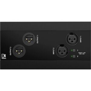 Audac AUDAC NWP222/B Πίνακας εισόδου και εξόδου ήχου δικτύου - 2 x XLR in-and out + BT (4 x 2 CH) μαύρο 13298767 5414795046856