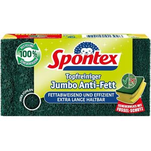Spontex Spontex Jumbo Topfreiniger Anti-Fett mit Recyclingfasern 13341630 3384120013926