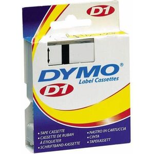 Dymo Taśma D1- 24mm x 7m czarny/ biały