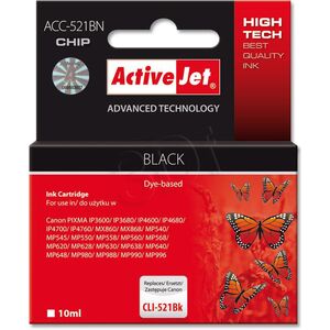 Tusz Activejet tusz ACC-521BN / CLI-521Bk (black)