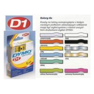 Dymo taśma S0720770 typ D1 (black on clear)