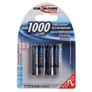 Ansmann Akumulator AAA / R03 1000mAh 4 szt.
