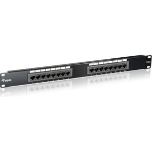 Equip PATCH PANEL 16 PORT 1U KAT.5E CZARNY (235316)