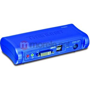 Przełącznik TRENDnet 2 PORT DVI/USB KVM SWITCH KIT (TK-204UK) - Z010051