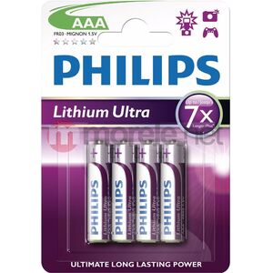 Philips Bateria Ultra AAA / R03 4 szt.