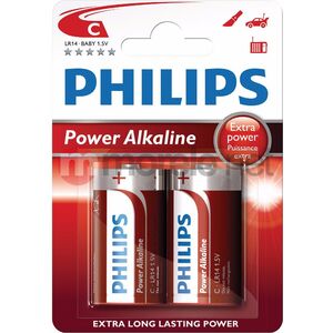 Philips Bateria PowerLife C / R14 2 szt.