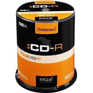 Intenso CD-R 700 MB 52x 100 sztuk (1001126)